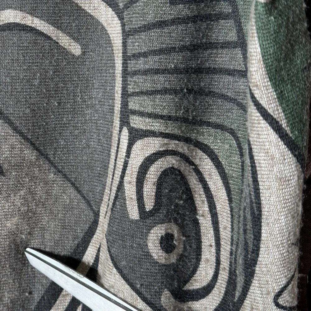 Shana Abstract Face Sweater Cozy Tunic‎ Art To Wear Chic Poet Picasso Inspired M